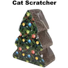 Christmas Cat Scratcher 29 x 23 x 12cm